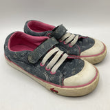 Size 12: See Kai Run Grey/Pink Velcro Strap Sneakers