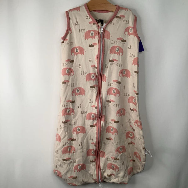 Size L: Yoofoss Creme Pink Elephant Sleepsack