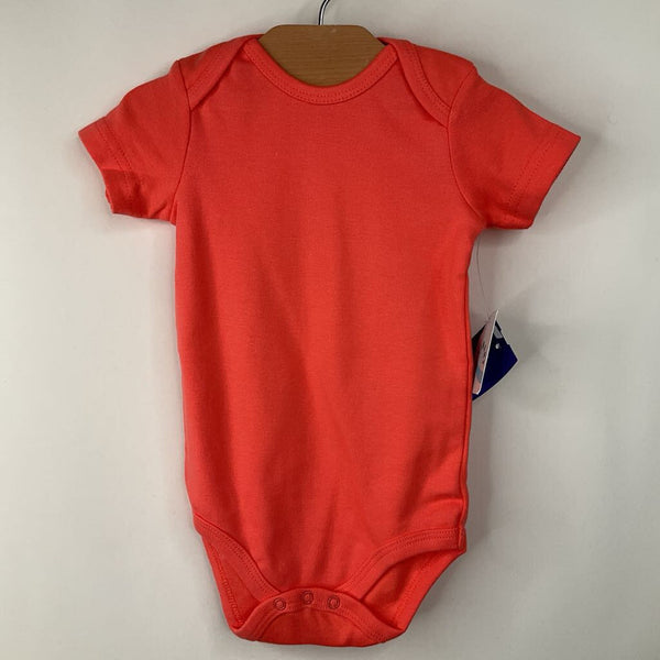 Size 9-12m: Primary Coral Onesie New w/ Tags