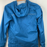 Size 10-12: Columbia Blue Zip-Up Rain Coat