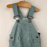 Size 6-12m Dotty Dungarees Light Blue Corduroy Overalls
