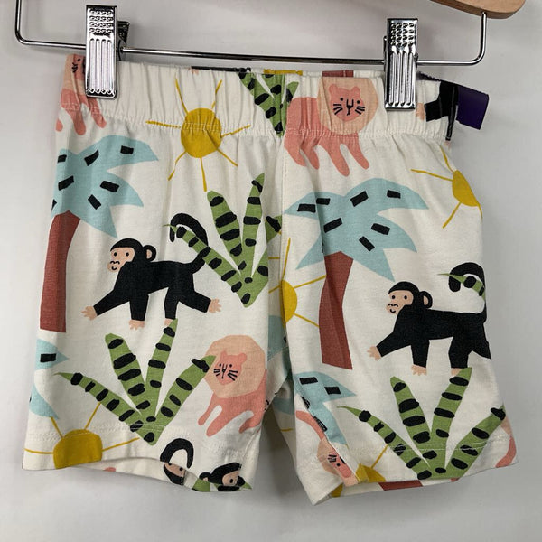 Size 2 (85): Hanna Andersson Creme/Multi Jungle Friends Shorts