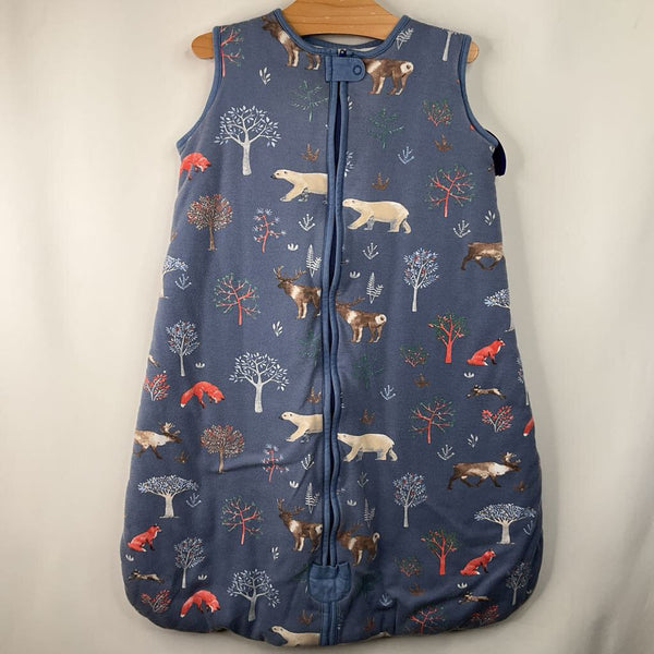 Size L: Mama Cheetah Blue Forest Friends Sleepsack