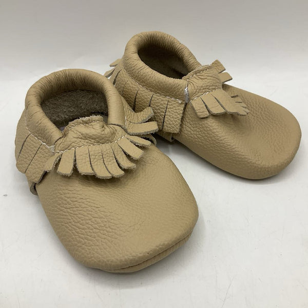 Size 6.5: Birdrock Baby Tan Fringe Booties