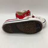 Size 5: Converse Red Lace Up Sneakers
