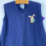 Size 2-3: Halo Navy w/Reindeer Fleece Sleepsack