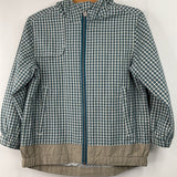 Size 3-4: Peek Green Plaid Light Coat NEW