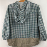 Size 3-4: Peek Green Plaid Light Coat NEW