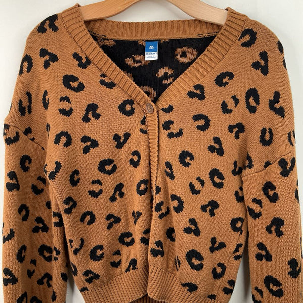 Size 12: Old Navy Brown Leopard Pattern Cardigan