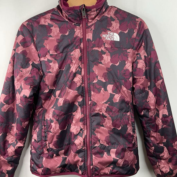 Size 12: The North Face Maroon Fleece Lined Winter Coat