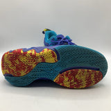 Size 5Y: Nike Blue/Purple Lace-Up Sneakers