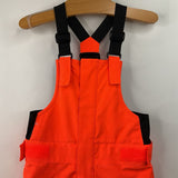 Size 2: Quicksilver Neon Orange Snow Bib
