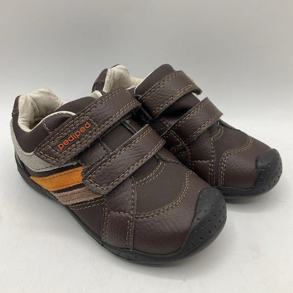 Size 8.5-9: Pediped Blue Velcro Strap Sneakers