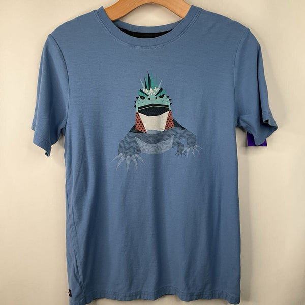 Size 16: Tea Blue Lizard Print T-Shirt