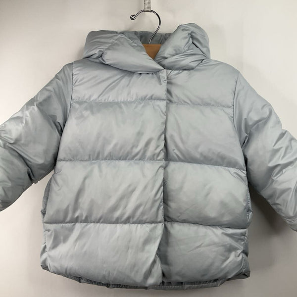 Size 18-24m: Zara Light Blue Puffy Zip-Up Winter Coat