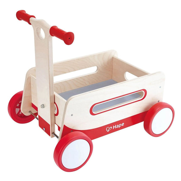 Hape Classic Wooden Push & Pull Wagon