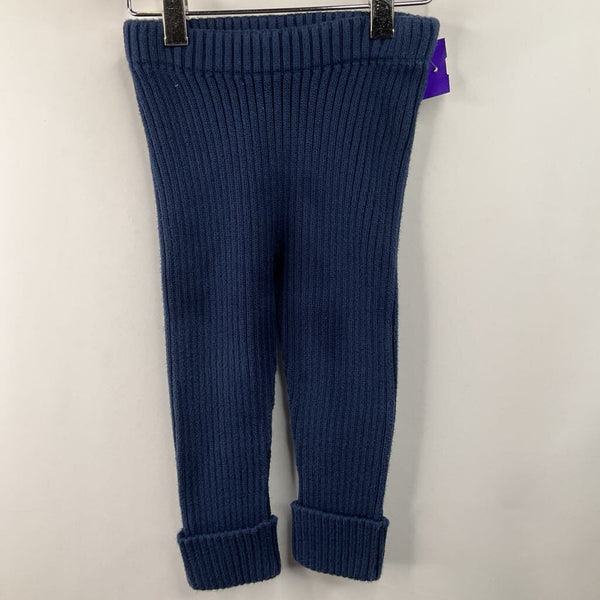Size 12-18m (75): Hanna Andersson Dark Blue Knitted Pants