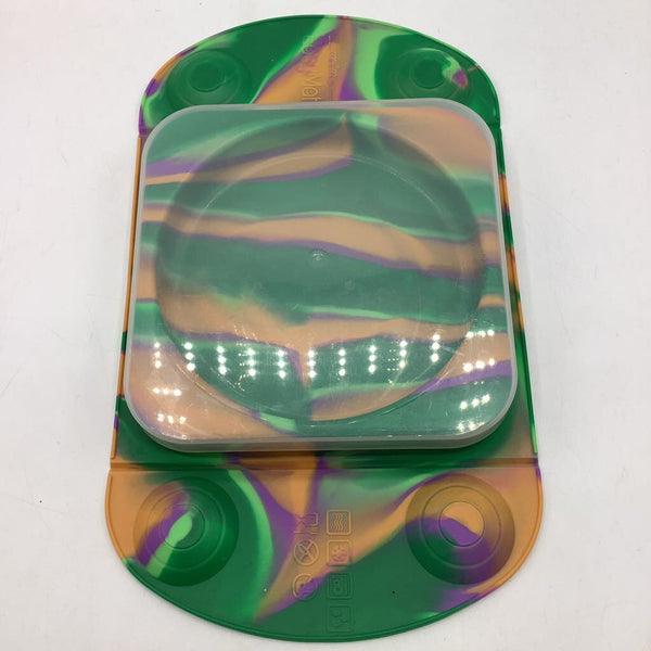 Mini Max Green/Orange Silicone Easy Mat