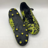 Size 3.5Y Puma Black/Yellow Cleats