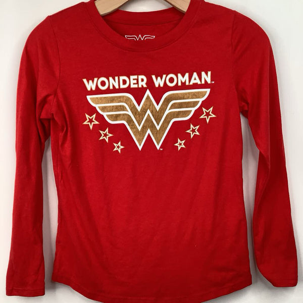 Size 10/12: Wonder Woman Red Long Sleeve Shirt