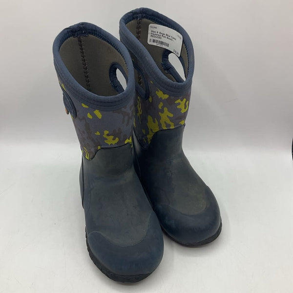 Size 9: Bogs Bllue Camo Insulated Rain Boots - REDUCED