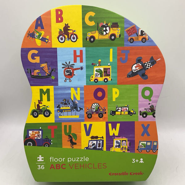 Crocodile Creek ABC Vehicles 36pc Puzzle