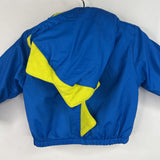 Size 3-6m: Columbia Blue/Yellow Fleece Lined Windbreaker