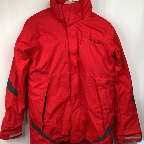 Size 14-16: Columbia Red/Grey Fleece 3-In-1 Winter Coat