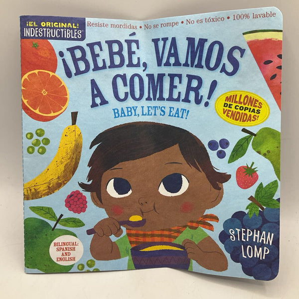 Bebe Vamos A Comer Soft Baby Bath Book