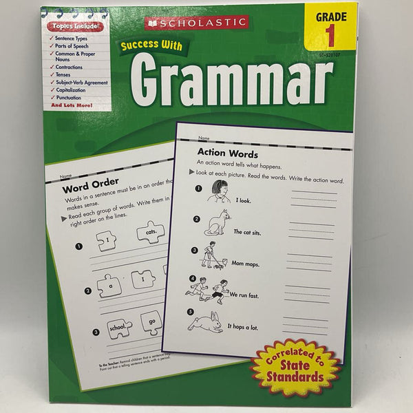 Scholastic Success With Grammar (paperback)