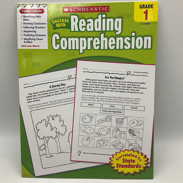 Scholastic Success With Reading Comprehension (paperback)