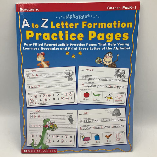 Scholastic A To Z Letter Formation (paperback)