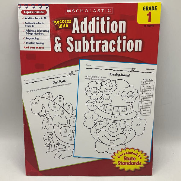 Scholastic Success With Addition & Subtraction (paperback)