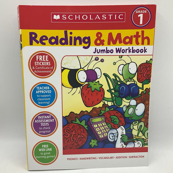 Scholastic Reading & Math Workbook (paperback)