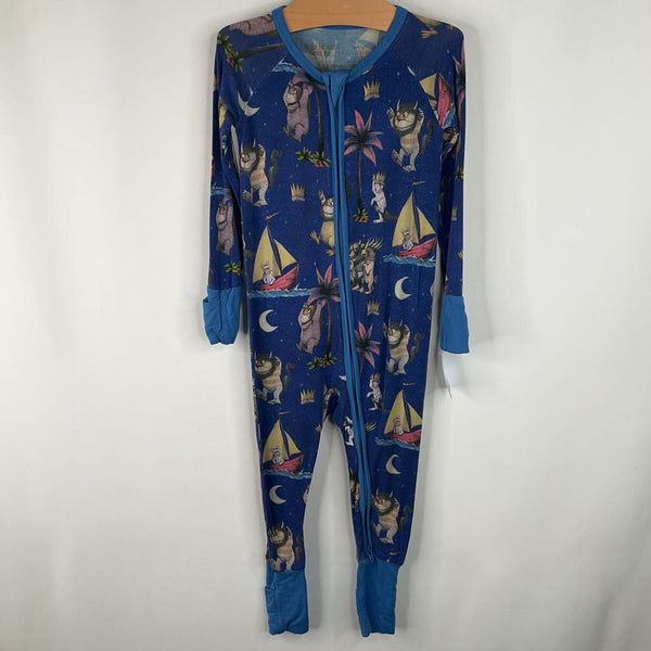 Size 12-18m: Little Sleepies Blue Where The Wild Things Are 1pc PJs
