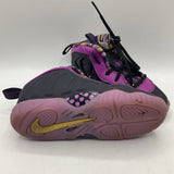 Size 8: Nike Black/Purple Lace-Up Sneakers