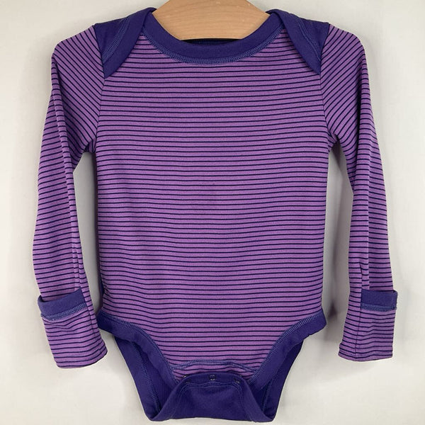 Size 18-24m: Patagonia Purple Striped Base Layer Onesie