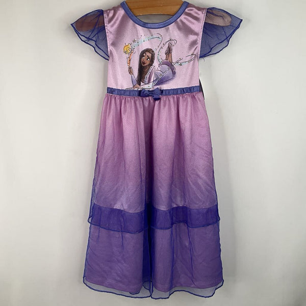 Size 2: Disney Purple Wish Short Sleeve Dress