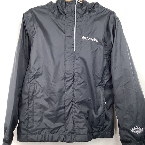 Size 6-7: Columbia Black Zip-Up Rain Coat