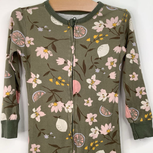 Size 5: Gap Sage/Flowers 2pc PJs