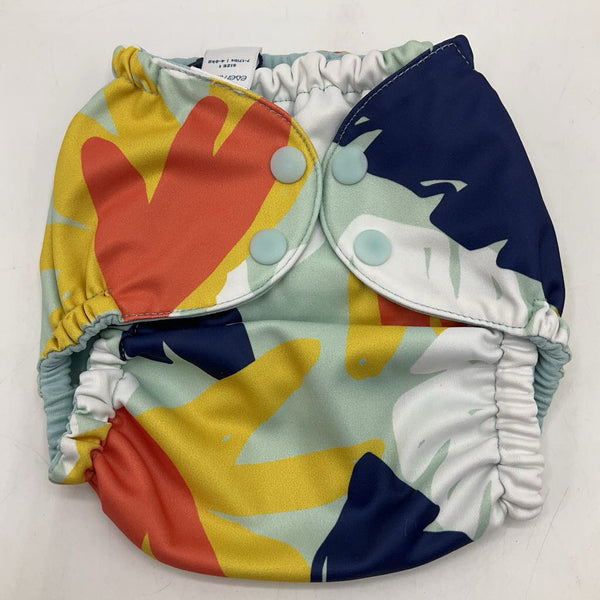 Size 1: Esembly Multicolor Adjustable Snap Diaper Cover