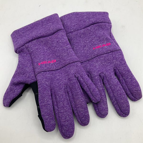 Size M: Head Purple-Black Gloves