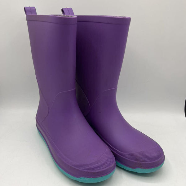 Size 1Y: Cat & Jack Purple Rain Boots