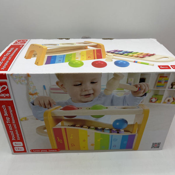 Hape Wooden Pound & Tap Bench w Xylophone