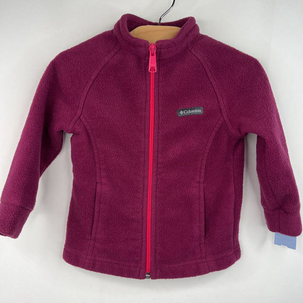 Size 18-24m: Columbia Purple Fleece Zip Up Jacket