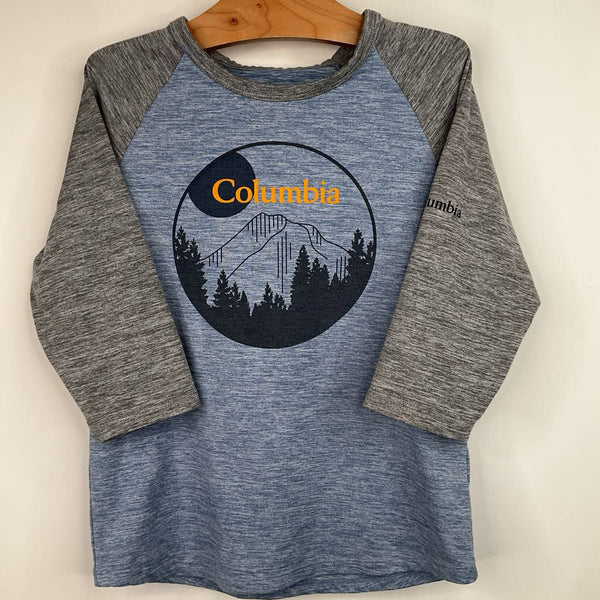 Size 6-7: Columbia Blue Mountain Athletic Long Sleeve Shirt