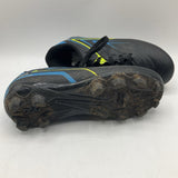 Size 11: DSG Black/Blue Soccer Lace Up Cleats