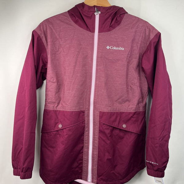 Size 14-16: Purple Fleece Lined Zip Up Coat