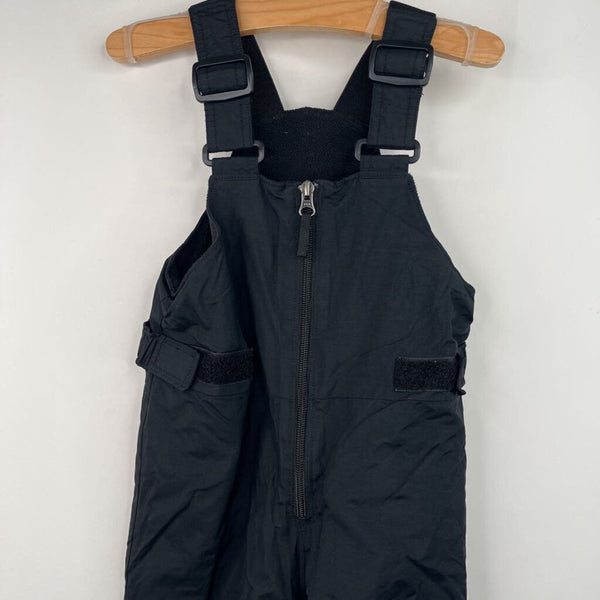 Size 4: Columbia Black Fleece Lined Snow Bib