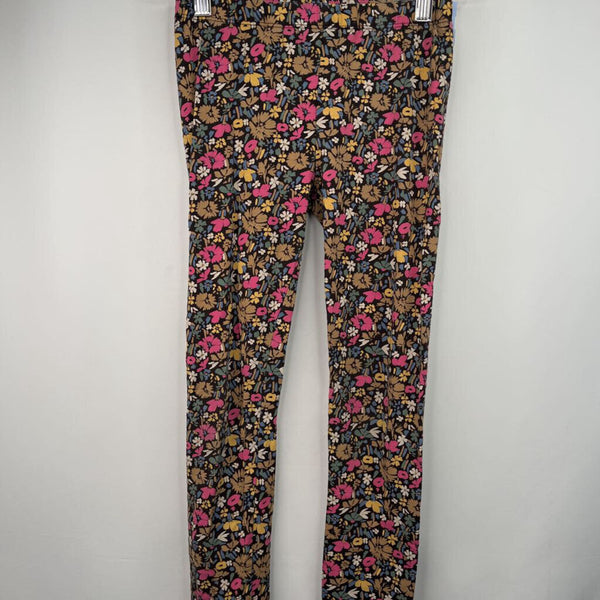 Size 8: Gap Black Floral Leggings